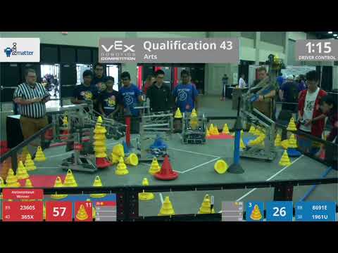 2018 VRC Arts Q43 - 2360S 365X vs 8691E 1961U - 114 to 109