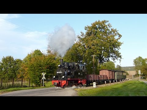 Herbstdampf mit Meppel auf Rügen - 99 4511 beim Rasenden Roland (Teil 1)