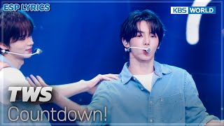 Download lagu [ESP LYRICS] Countdown! - TWS [Music Bank] | KBS WORLD TV 250509 mp3
