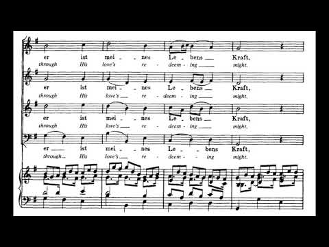 Jesus bleibet meine Freude (BWV 147 - J.S. Bach) Score Animation