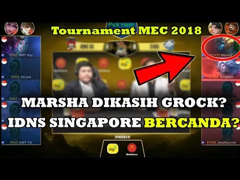 EVOS VS IDNS SG MATCH 1 MEC MOBILE LEGENDS