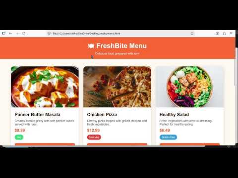 Task Submission - DAS003386 - FreshBite - Online Food Ordering