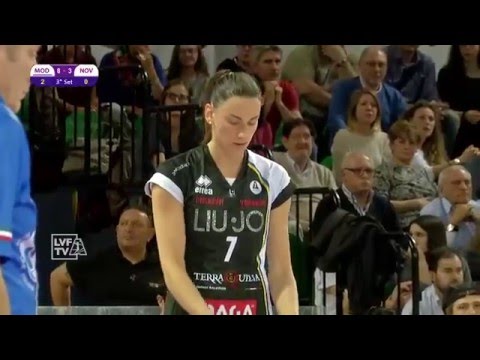 Modena - Novara 3-0 - Highlights - Gara 1 quarti di finale - Play off Scudetto 2015/16