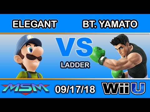 MSM 158 Us | Elegant (Luigi) Vs. BT. Yamato (Little Mac) Ladder - Smash 4