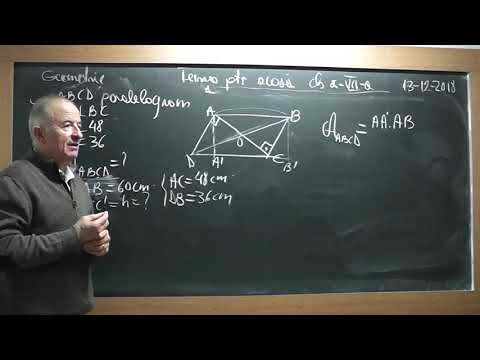 3/3 1771 Clasa 7 - Trapez isoscel Romb Paralelogram Aria triunghiului Linii importante in triunghi