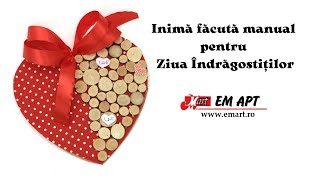Inimă făcută manual pentru Ziua Îndrăgostiților