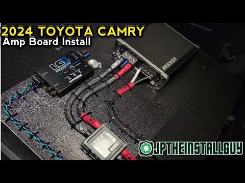 2024 toyota camry amp board install amplifier installation
