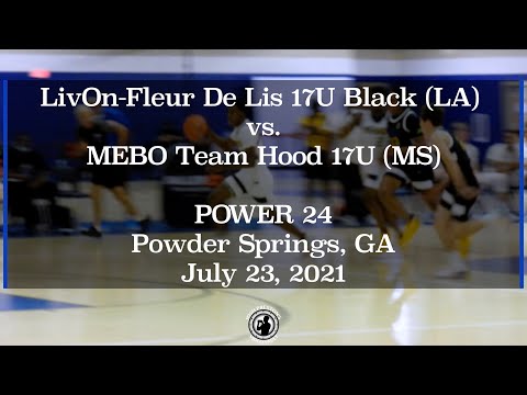 LivOn-Fleur De Lis 17U Black vs. MEBO Team Hood - Bordering states go at it @ POWER 24 in Georgia