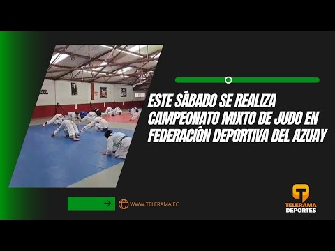 Este sábado se realiza campeonato mixto de judo en federación deportiva del Azuay