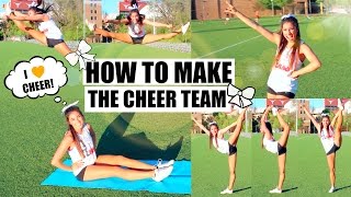 How To Make the Cheer Team - Tips & Advice!