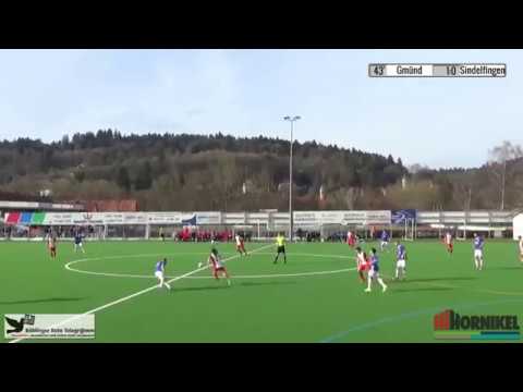 1. FC Normannia Gmuend - VfL Sindelfingen, 2:0 durch Marvin Gnaase