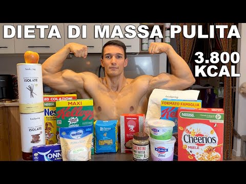 DIETA DI MASSA PULITA | COSA MANGIO PER AUMENTARE LA MASSA MUSCOLARE SENZA ECCEDERE CON IL GRASSO!