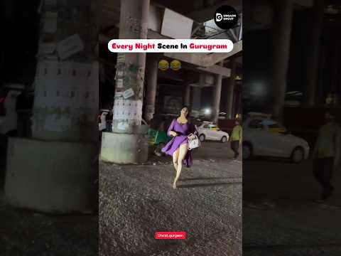 Every Night Scene In Gurgaon #gurgaon #shorts #short #yt #ytshorts #shortsfeed #viral