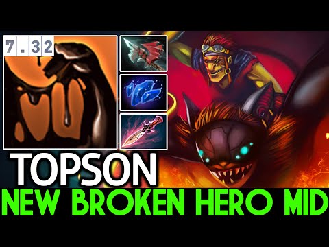 TOPSON [Batrider] New Broken Hero Mid with Right Click Build Dota 2