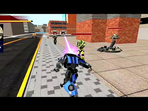 New Blue Tank #2 - Police Robot Car Transformation Simulator - Android Gameplay