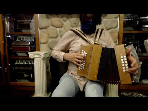 SALTMANGCFCW - Cherry Saltarelle Mantique Diatonic Button Accordion GCF Sol MM 27 12 $1799