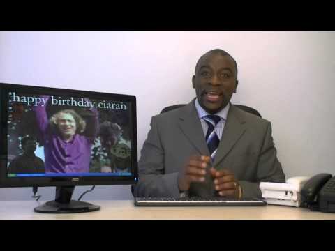 Tyrone Wishes Ciaran A Happy Birthday