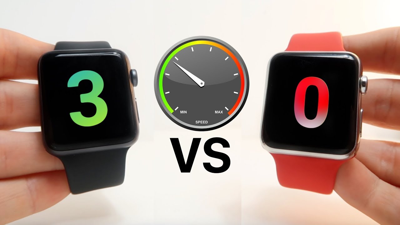 Apple Watch Series 0 vs Series 3 Speed Test!