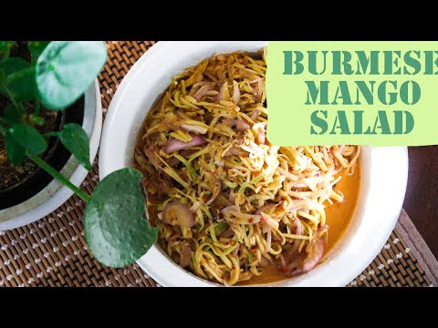Burmese Mango Salad | သရက်သီးသုပ်
