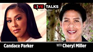 Candace Parker in conversation with Cheryl Miller at Live Talks Los Angeles