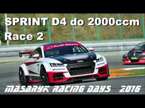 Sprint D4 do 2000ccm - Race 2 - Masaryk Racing Days Brno 2016