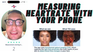 Measuring heartrate and blood pressure with your phone camera, cool health tech!