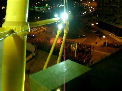 Sporting 0-0 Benfica 28 Novembro 2009 Liga 09/10 - Chegada das claques do benfica