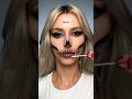 Viral Skull Makeup For Halloween Easy Tutorial