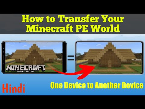 INSANE HACK! Transfer Minecraft PE World to New Phone