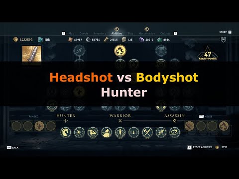 Headshot vs Bodyshot Hunter | patch 1.11 | LVL 70 | Assassin’s Creed Odyssey | PC | Nightmare