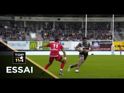 TOP 14 - Essai Seremaia BUROTU (CAB) - Brive - Lyon - J23 - Saison 2017/2018