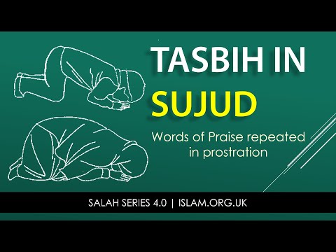 Salah Series 4.9 - Learn Tasbih in Sujud - Whilst in Prostration - Madrasah.co.uk
