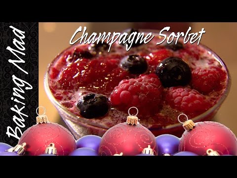 Champagne Sorbet: My 9th Bake of Christmas!
