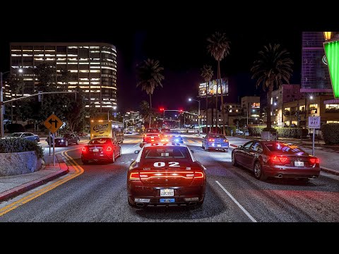 GTA 5 Ultra Realistic Police Patrol 🚔 | LSPDFR Mods Real Life Gameplay 4K