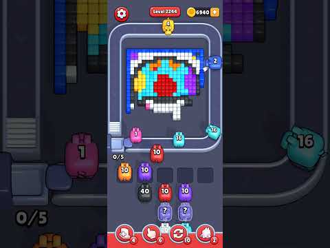 Pixel Flow Level 2244 Walkthrough