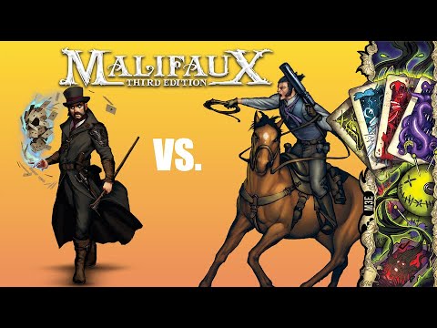 Malifaux 3rd edition lunchbreak battle report- Jacob Lynch vs. Lucas McCabe.