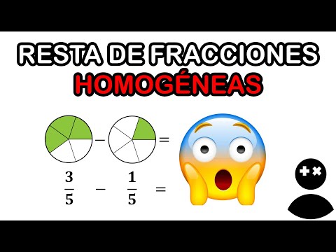 Resta de Fracciones Homogéneas - Súper Fácil