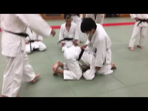 JUDO 柔道 腕がらみからの三角締め１