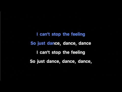 Justin Timberlake - CAN'T STOP THE FEELING! Karaoke