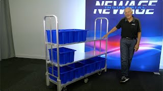 Narrow Stock Truck with Removable Shelves 53313A & 53313RS