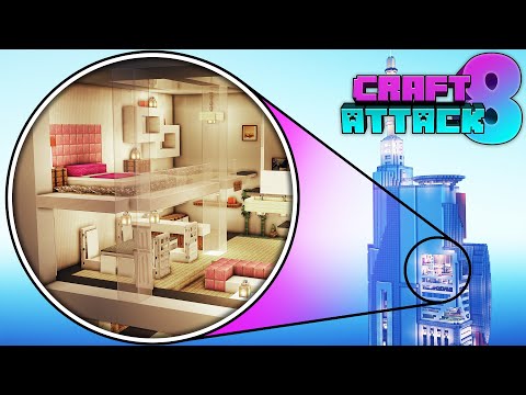 Moderne Minecraft Wohnung bauen - oder kurz: Der Hausbesetzer 🔨 Craft Attack 8 mit Croco #53