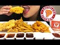ASMR POPEYES FRIED CHICKEN SHRIMP Eating Sounds Cajun Fries 먹방 No Talking ASMR Phan