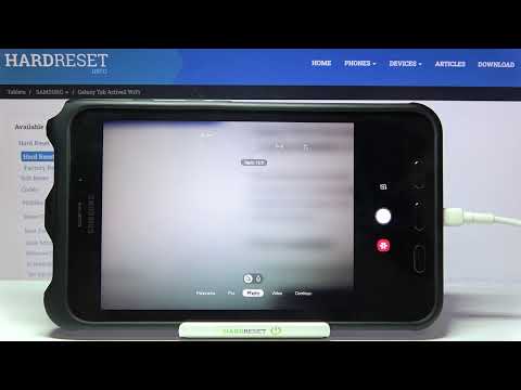 How to Change Aspect Ratio in SAMSUNG Galaxy Tab Active2 - Camera Settings