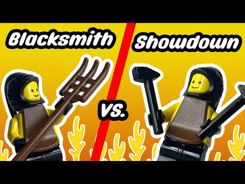 Vintage LEGO Castle BLACKSMITH Showdown!