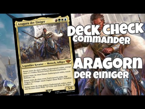 Commander Deck | Deutsch (Aragorn der Einiger) | Deck Check | MTG | Magic Mana