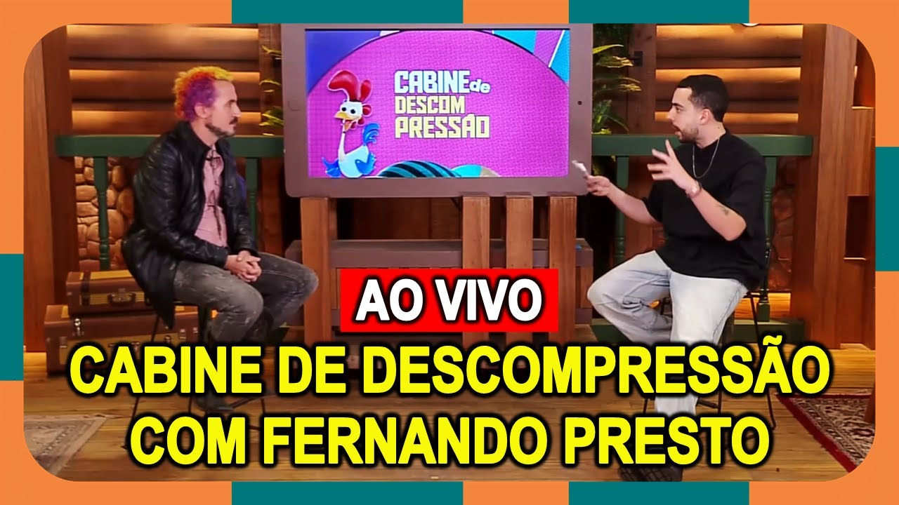 🟩 A FAZENDA 2024: Fernando Presto na Cabine de Descompressão - 28/11/2024 - #AFazenda16 AO VIVO