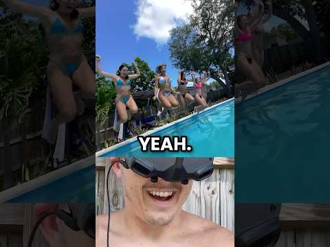 YO Blizzy almost took a swim 😬 was the shot worth it?!