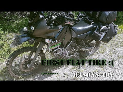 First flat front tire at speed while out testing the new shock setup.