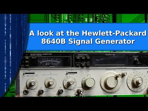 Electronics - A closer look at the HP 8640b signal generator