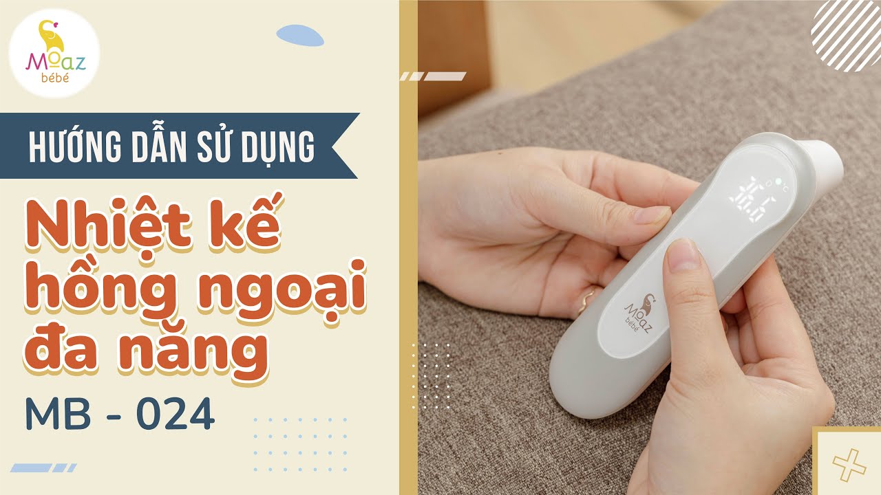 Nhiệt kế hồng ngoại Moazbebe MB024